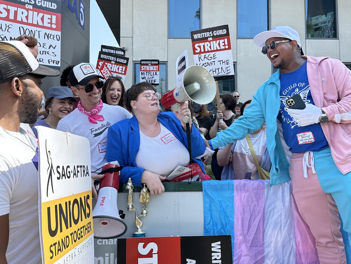 8 queer people and groups on the picket line in 2023